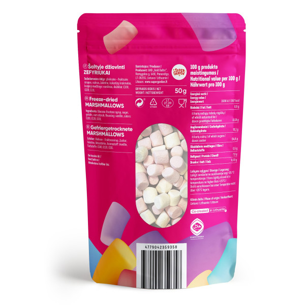 STAR CANDIES liofilizowane pianki "Marshmallows", 50g