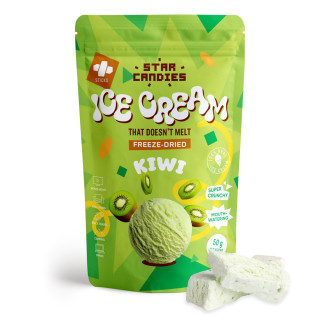 Liofilizowane lody o smaku kiwi STAR CANDIES, 50g