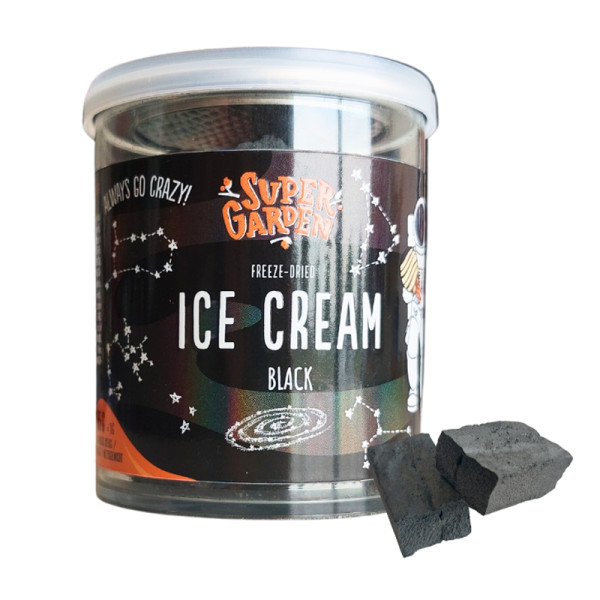 Liofilizowane czarne lody waniliowe SUPER GARDEN, 35g