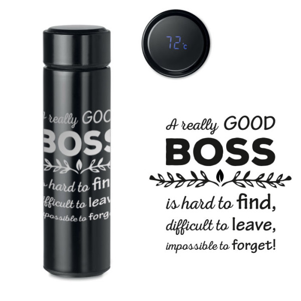 Termos z termometrem "Really good BOSS" (500ml)