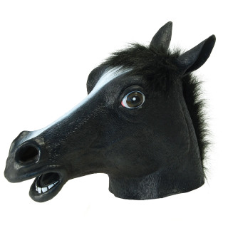 Maska „Czarny koń”