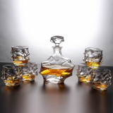 Zestaw kryształowej karafki i 6 szklanek "OPULENT ELEGANCE"