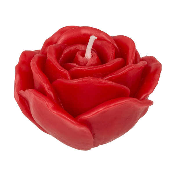 Zestaw świec w kształcie róży w pudełku upominkowym (3szt) 