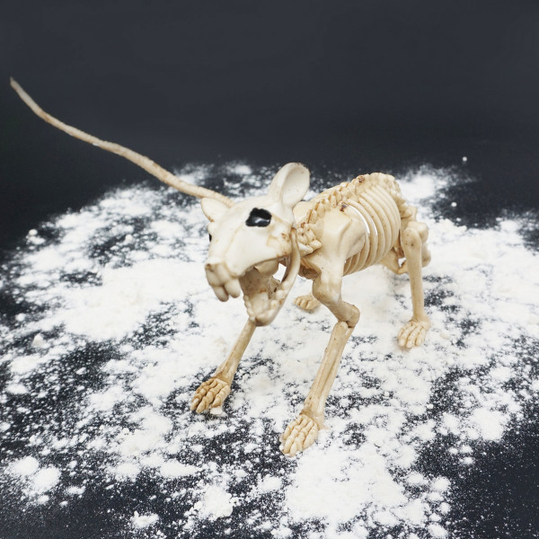 Halloweenowa figurka "Szkielet szczura"