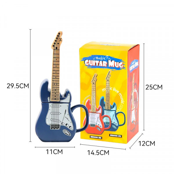 Kubek w kształcie gitary XL
