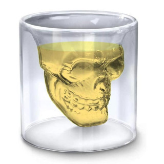 Szklanka w kształcie czaszki "DOOMED", 200ml