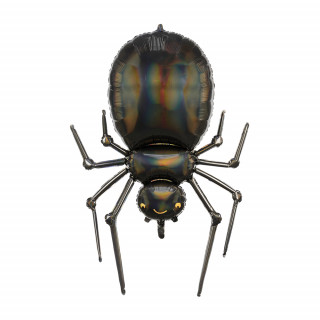 Balon foliowy „Czarny pająk” (60 x 101 cm)