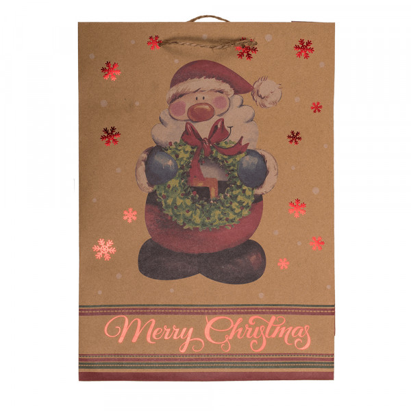 Papierowa torba prezentowa „Christmas” (25x9x34,5cm)
