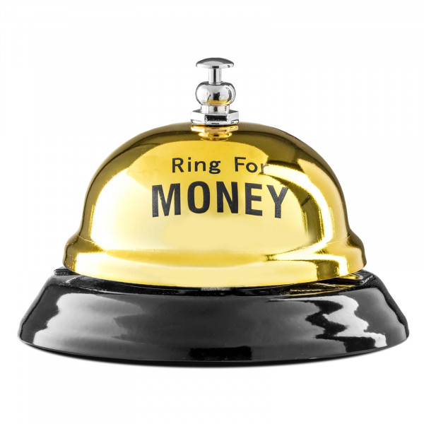 Dzwonek hotelowy „Ring for MONEY”