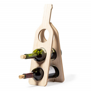 Drewniany uchwyt na butelki wina „Smart”
