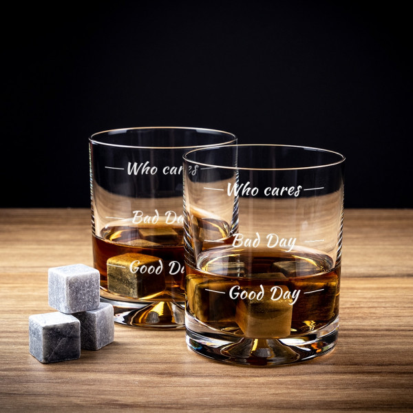Amatorski zestaw do whisky „Who cares”