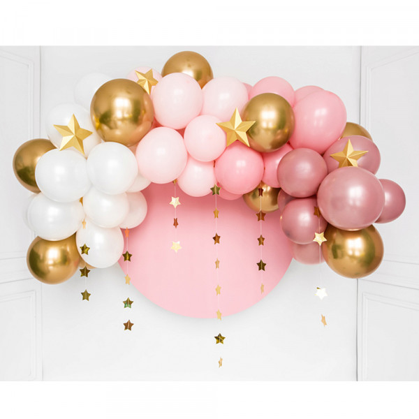 Girlanda z balonów „Pink” (60 szt., 200 cm)
