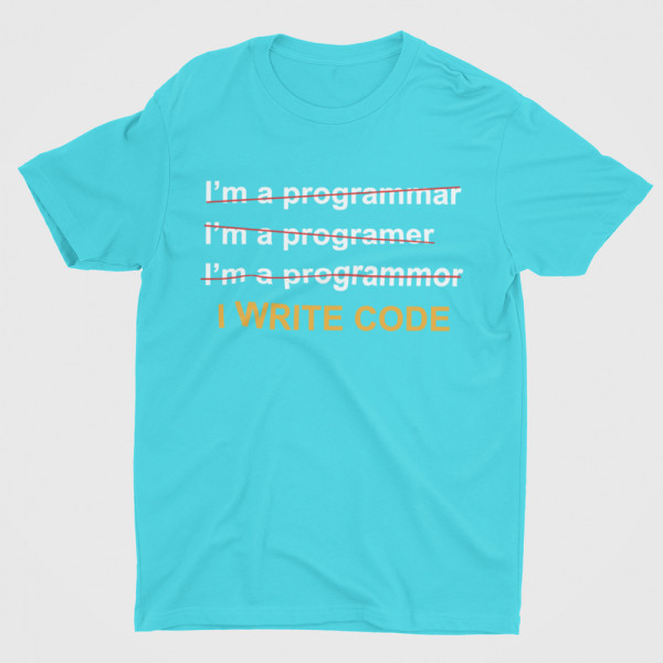 Koszulka "I write code"