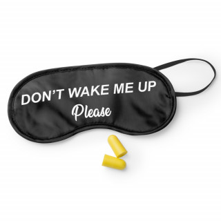 Maska do spania "Don't wake me up, please"