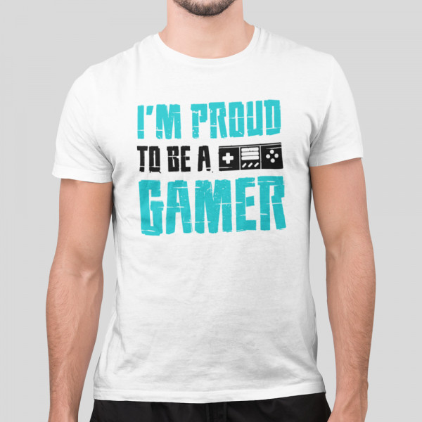 Koszulka "I'm proud to be a gamer"