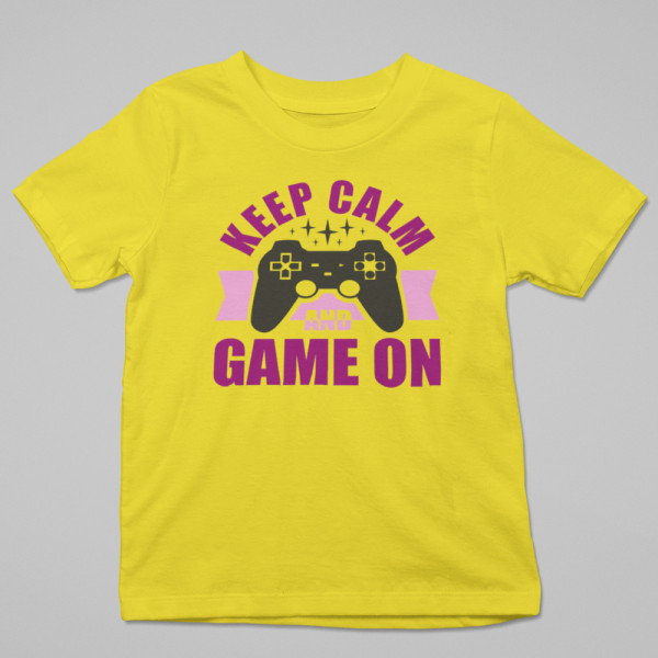 Koszulka "Keep calm and game on"