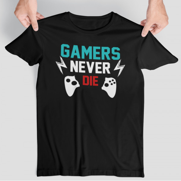 Koszulka "Gamers never die"