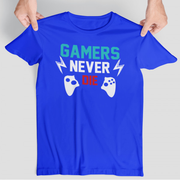Koszulka "Gamers never die"