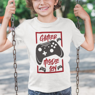 Dziecięca koszulka "Gamer mode on"