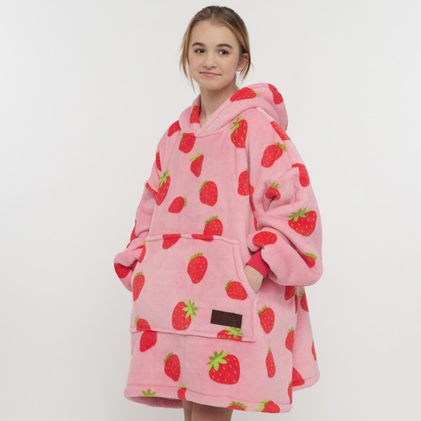 BARAMOOR Bluza - koc dla dziecka "Strawberry"