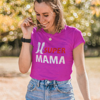 Koszulka damska "SUPER MAMA"