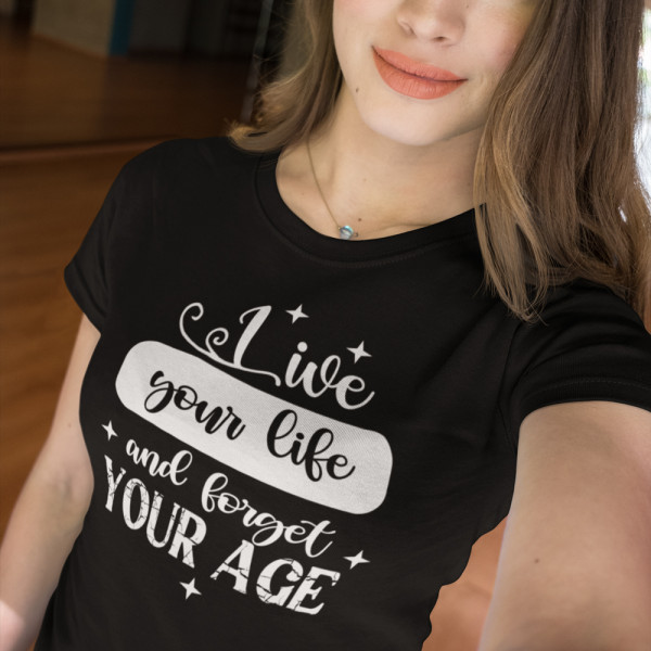 Koszulka damska "Forget your age"