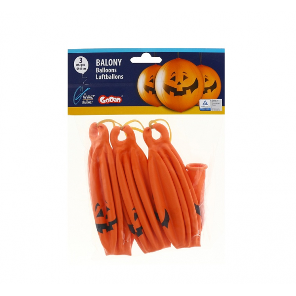 Balony premium „Halloween Pumpkin” (3 szt.)