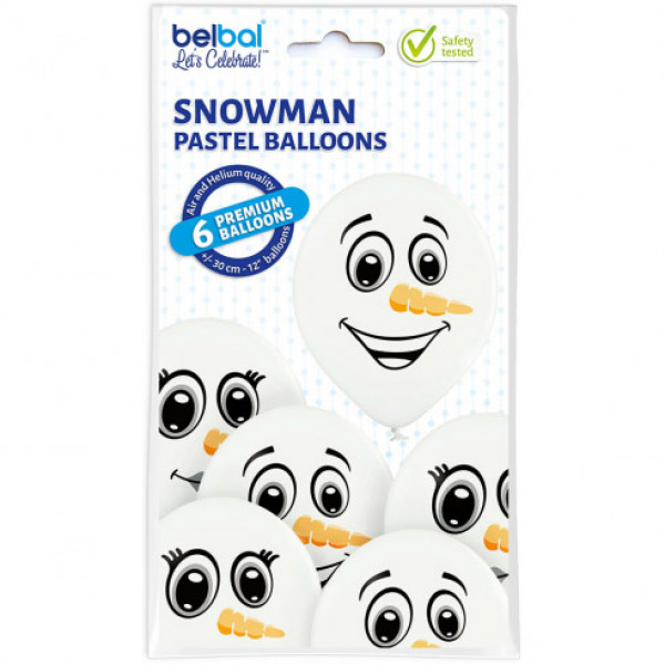 Balony premium „Snowman” (6szt)