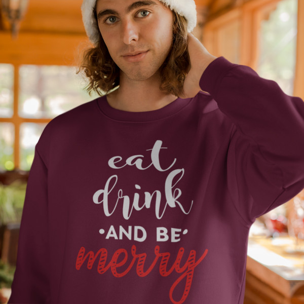 Bluza "Be merry" (bez kaptura)