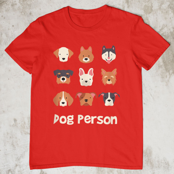 Koszulka  "Dog person"
