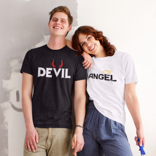 Komplet koszulek "Angel and Devil"