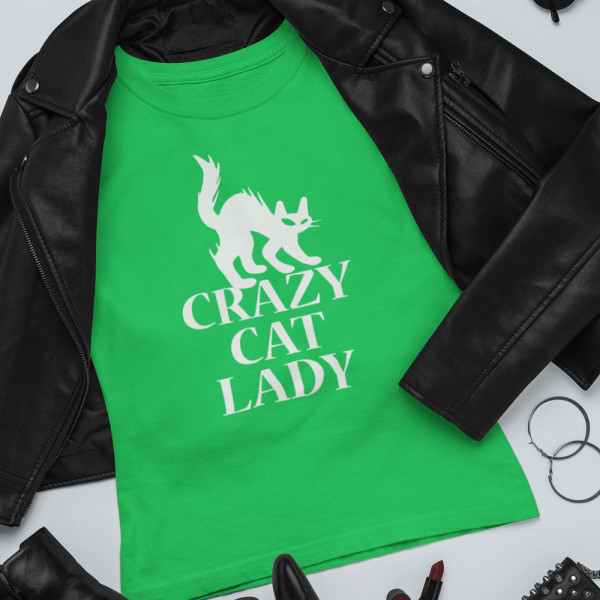 Koszulka damska "Crazy cat lady"