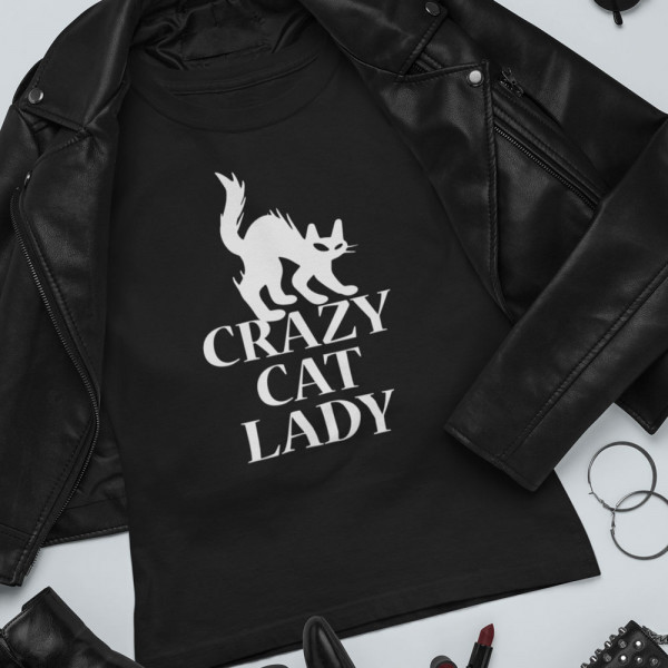 Koszulka damska "Crazy cat lady"