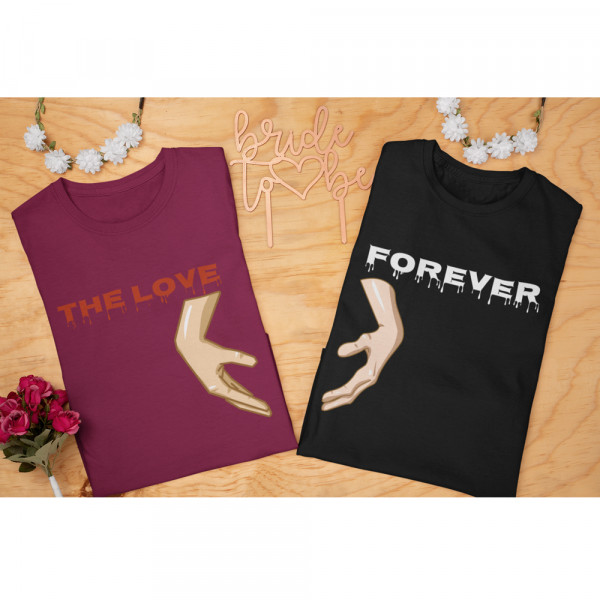 Komplet koszulek "The Love forever"