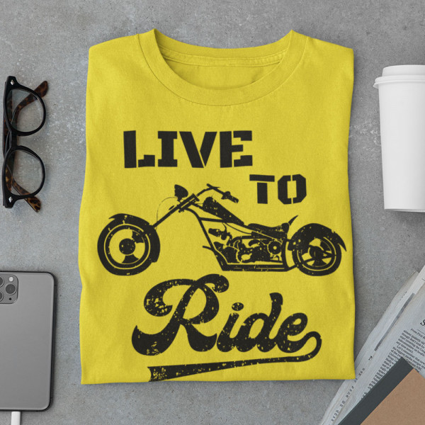 Koszulka "Live to ride"