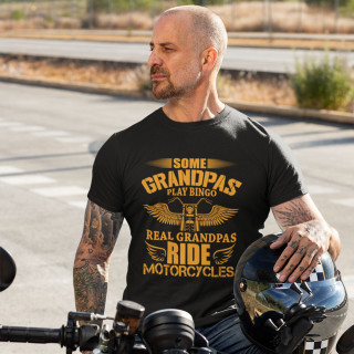 Koszulka "Real Grandpas ride motorcycles"