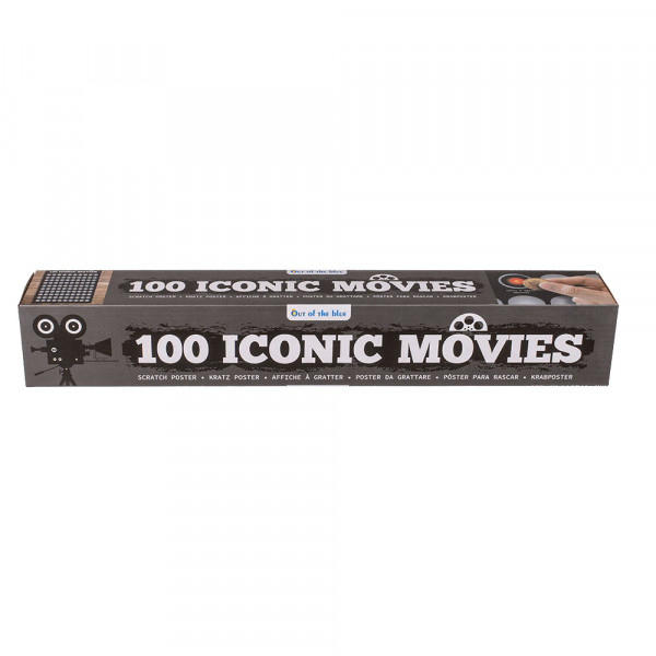 Plakat zdrapka „Iconic Movies”