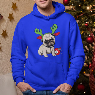 Bluza "Christmas pug"