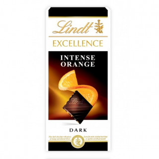 „LINDT EXCELLENCE” gorzka czekolada z pomarańczą, 100 g