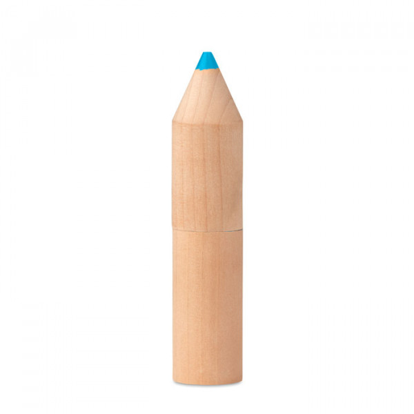 Zestaw 6 ołówków w drewnianym pudełku z wybranym imieniem