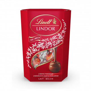 "LINDT LINDOR" praliny z mlecznej czekolady, 200 g 