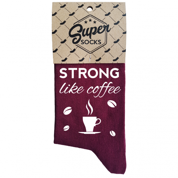 Skarpety damskie „Strong like coffee“ 
