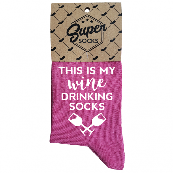 Skarpety damskie „Wine drinking socks“ 