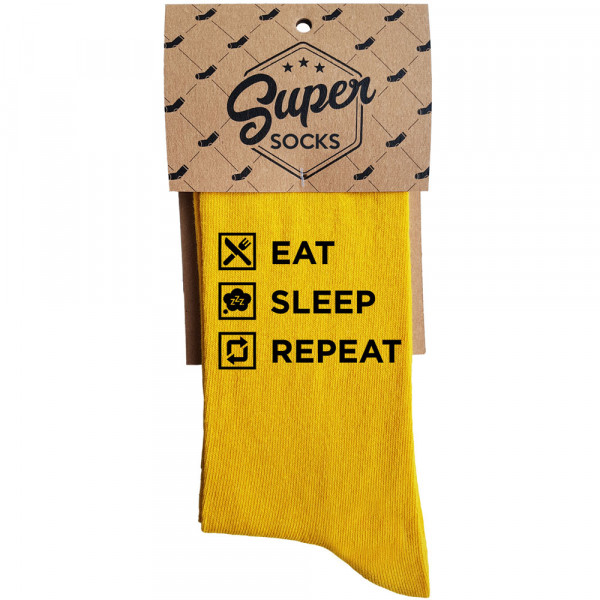 Skarpety „Eat. Sleep. Repeat”