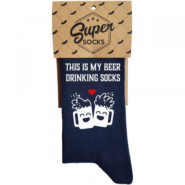 Skarpety „This is my beer drinking socks”