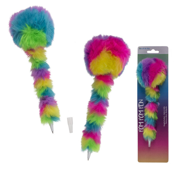Długopis „Rainbow Pom Pom”