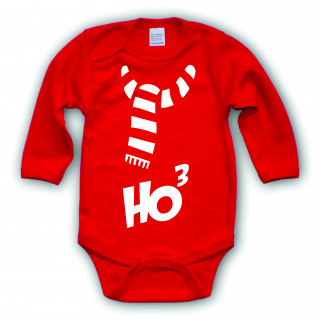 Czerwone body dziecięce „Ho Ho Ho”