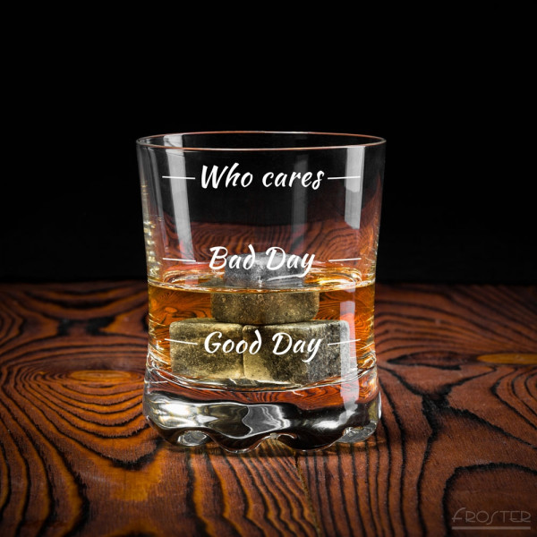 Szklanka do whisky „Who cares”