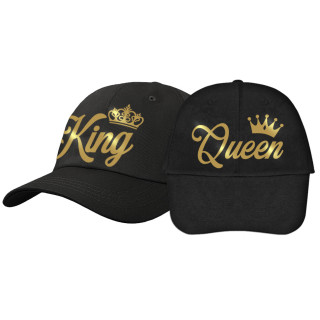 Komplet czapek "King & Queen"