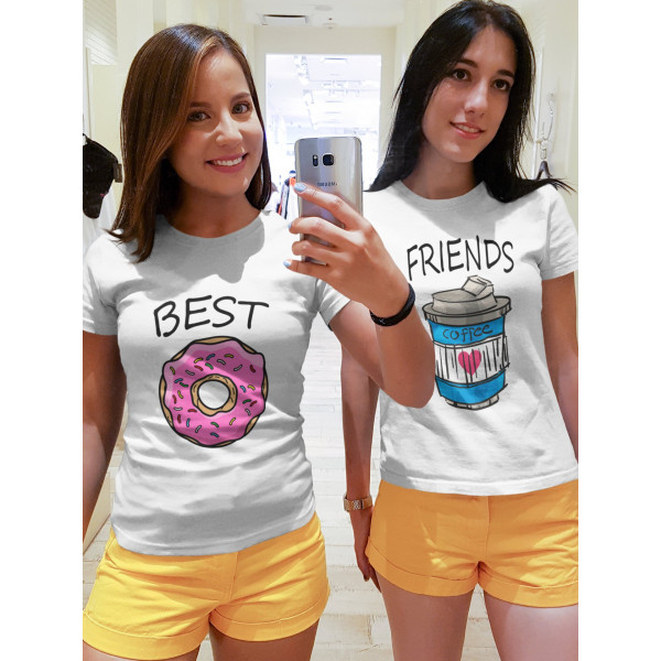 Komplet koszulek damskich "Best friends"